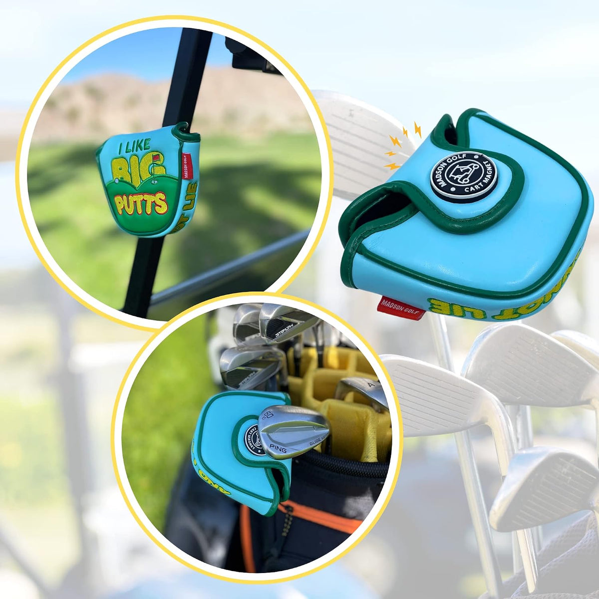 I Like Big Putts Mallet Putter Cover