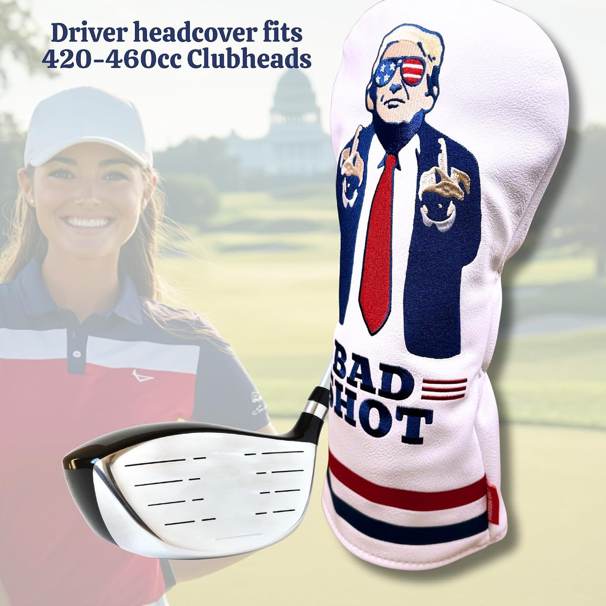 The Original Trump Bad Shot Driver Headcover