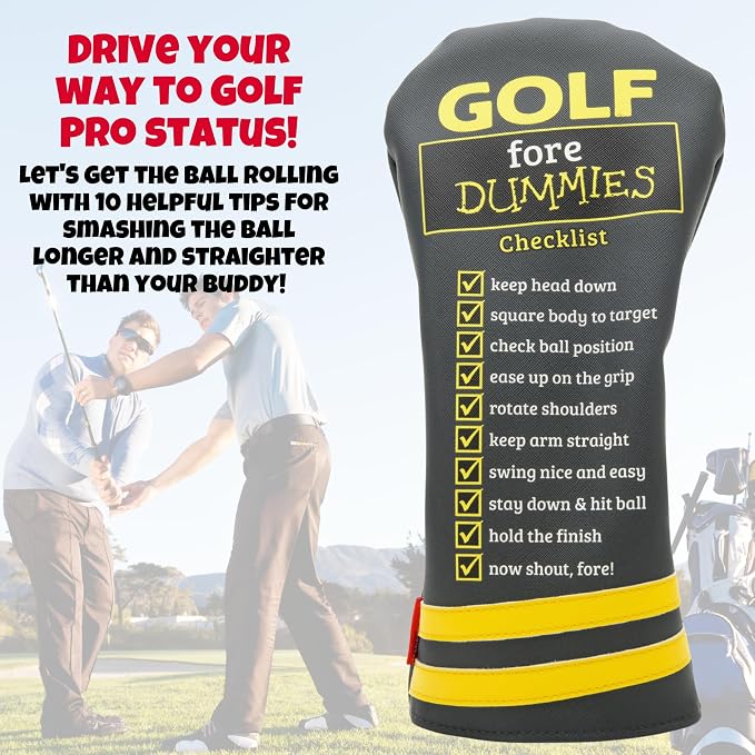 Golf Fore Dummies Driver Headcover