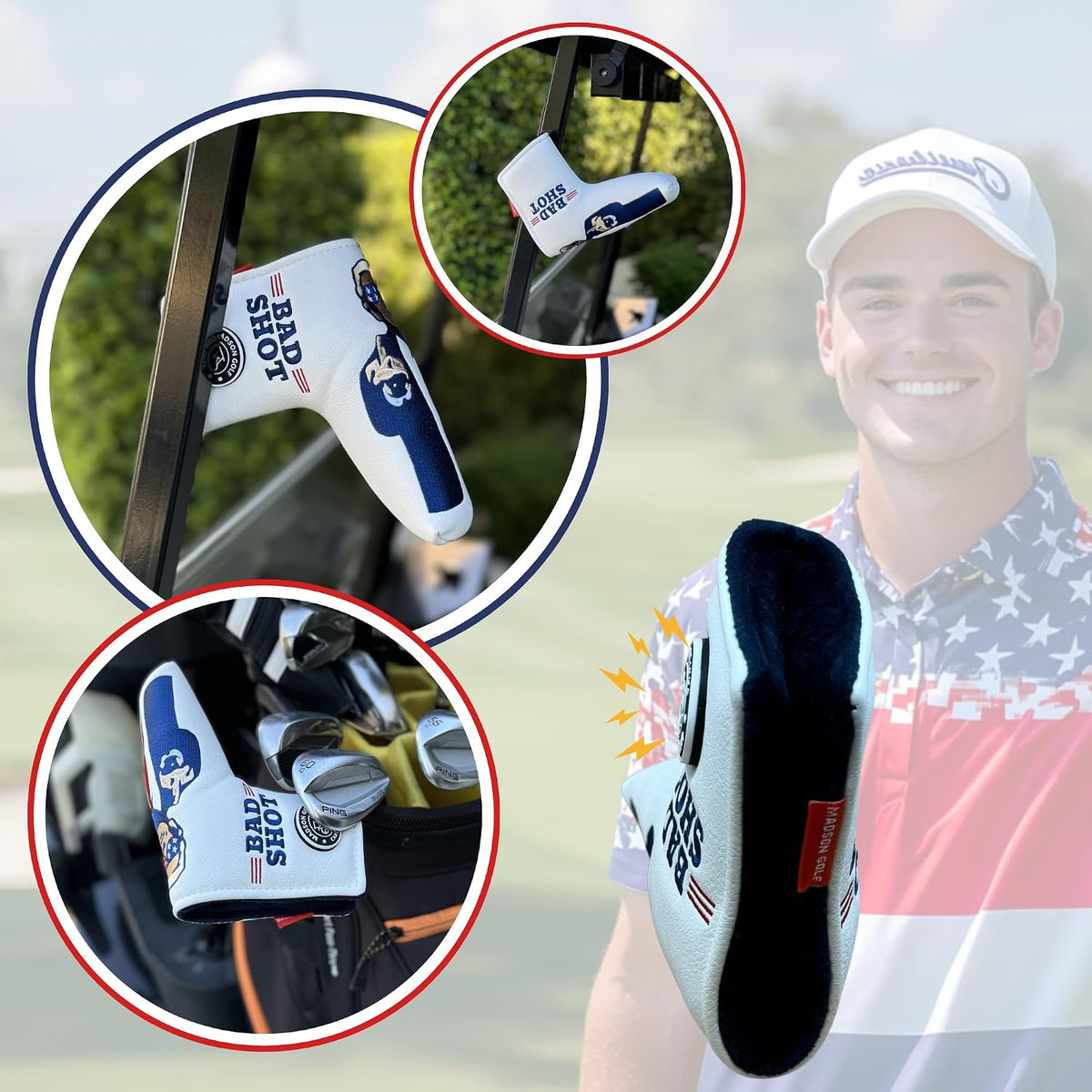 The Original Trump Bad Shot Blade Putter Cover
