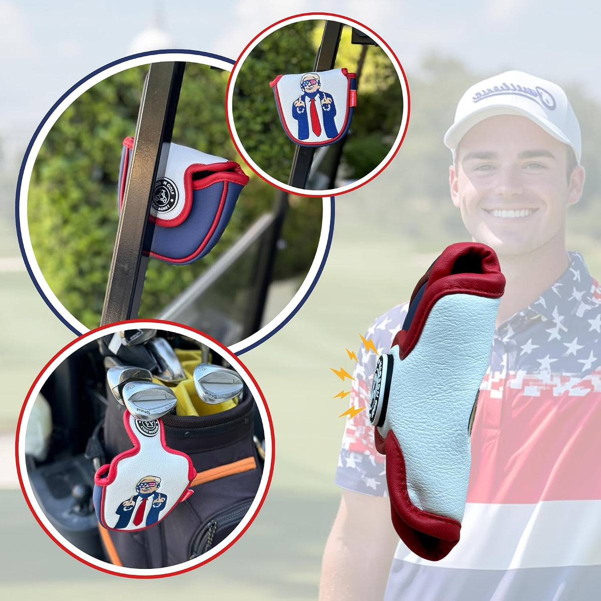 The Original Trump Bad Shot Mallet Putter Cover