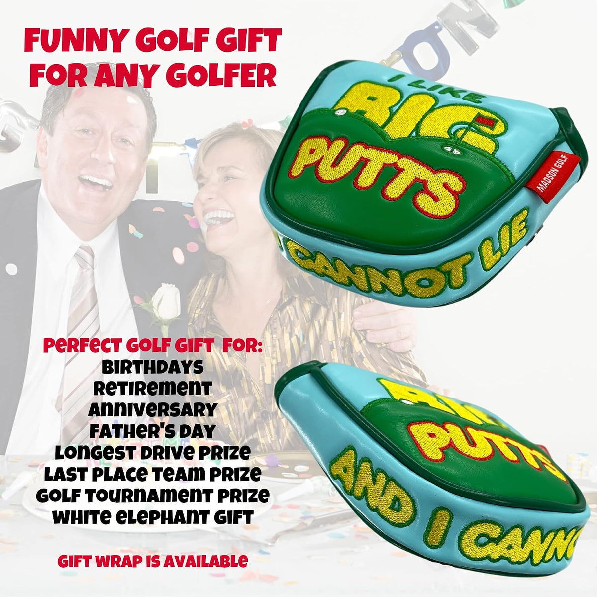 I Like Big Putts Mallet Putter Cover
