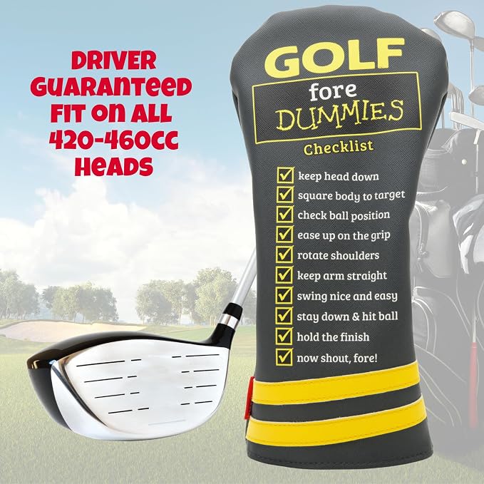 Golf Fore Dummies Driver Headcover