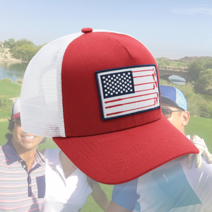 USA Flag Trucker Hat