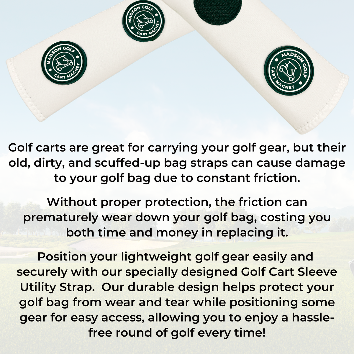Magnetic Golf Cart Utility Strap
