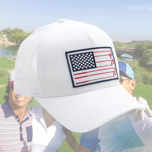 USA Flag Trucker Hat