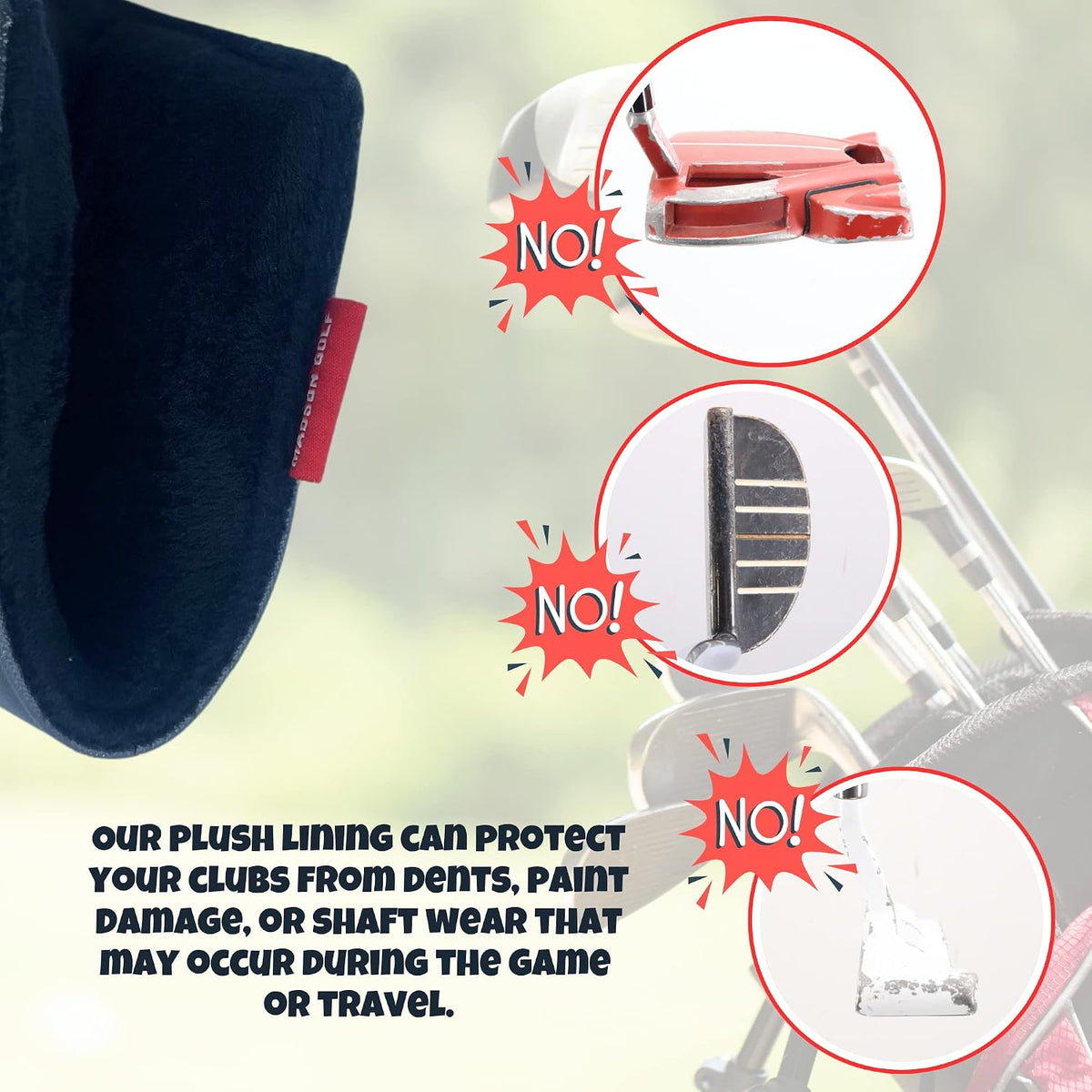 I Like Big Putts Blade Putter Cover