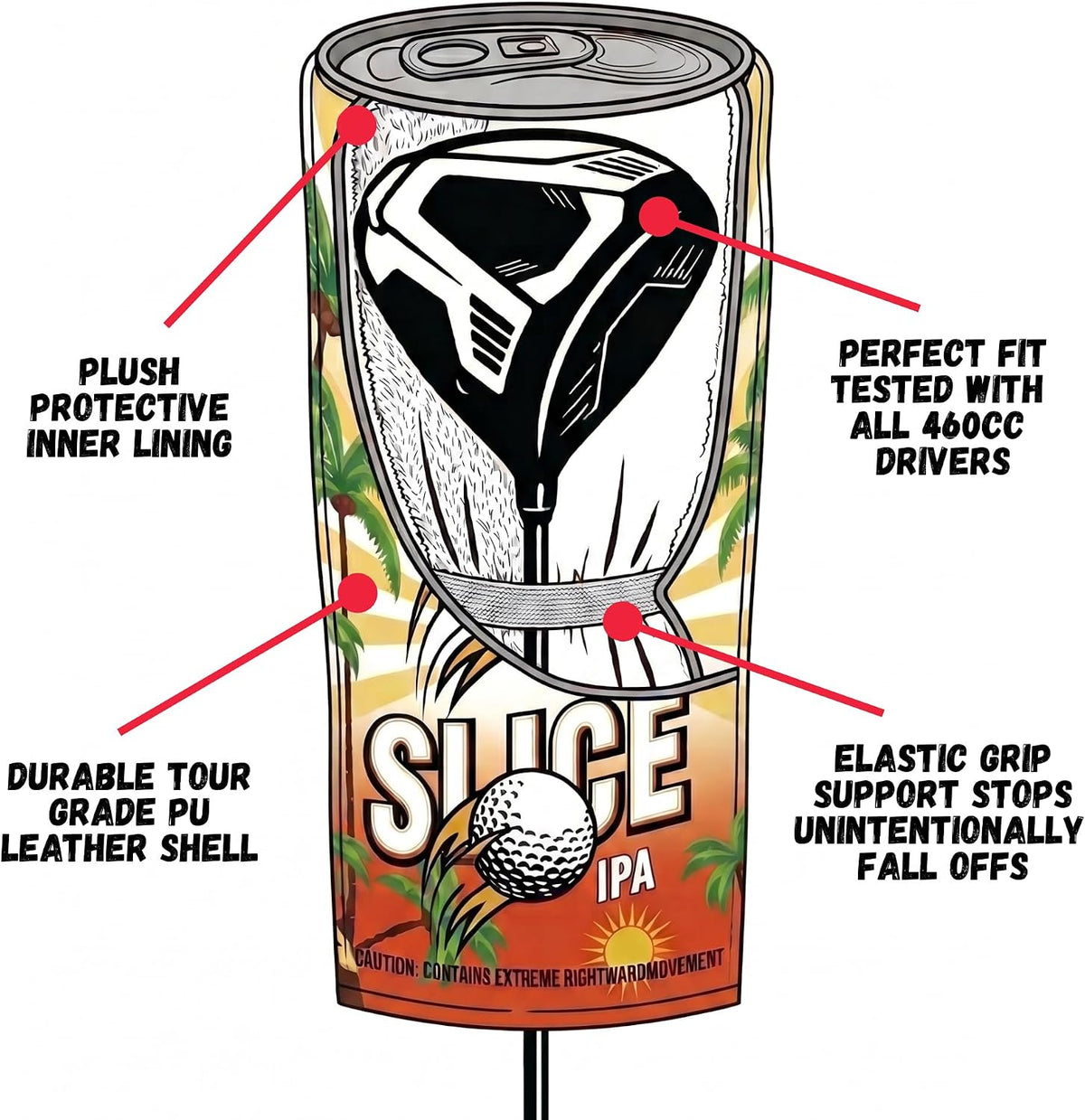 Slice IPA Driver Headcover