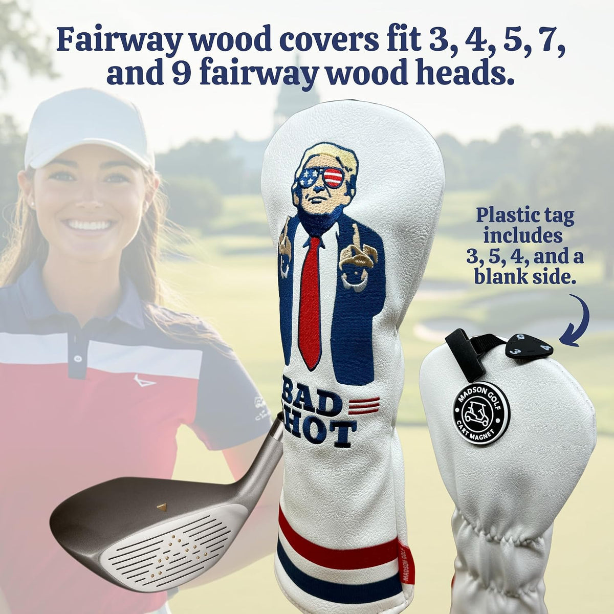 The Original Trump Bad Shot Fairway Wood Headcover