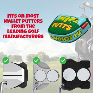 I Like Big Putts Mallet Putter Cover