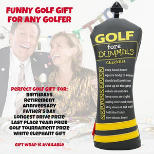 Golf Fore Dummies Fairway Wood Headcover