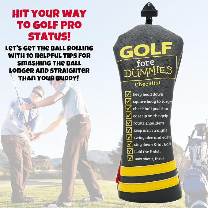 Golf Fore Dummies Fairway Wood Headcover